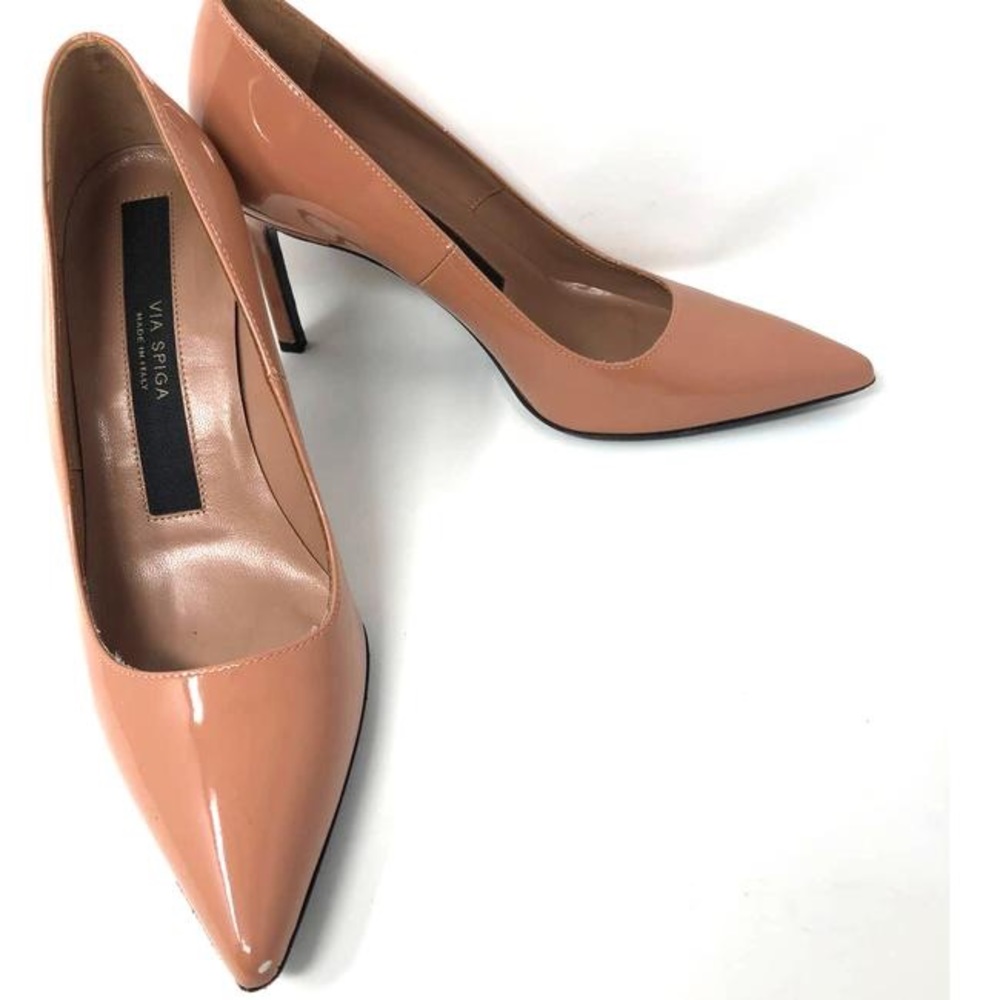 Pointed Toes Blush Pumps